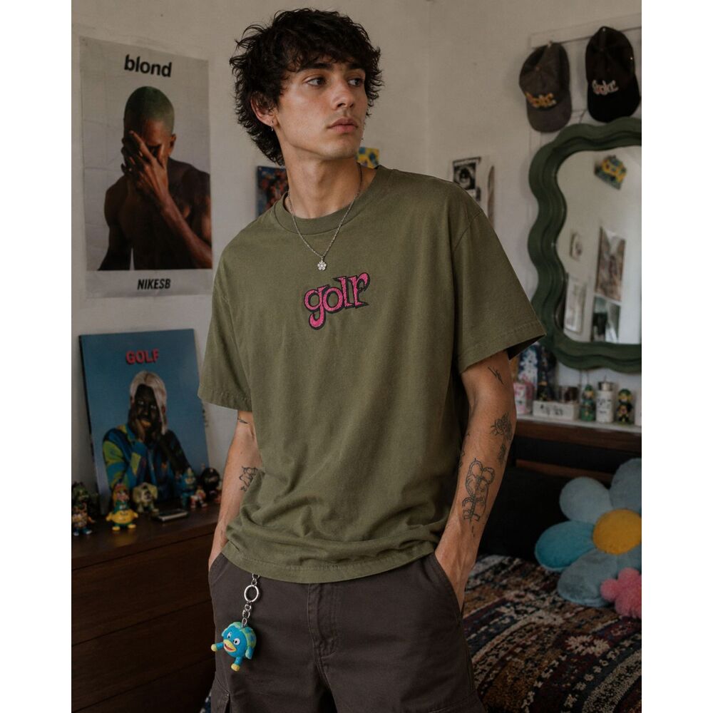 GOLF WANG Tyler The Creator Green T Shirt Tee Top Shirt   Mens Size Large